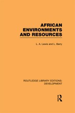African Environments and Resources
