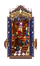 Medinis konstruktorius ROBOTIME „Magic Fantasy Corner“, 185 dalių