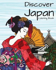 Discover Japan Coloring Book