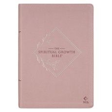 Nlt, the Spiritual Growth Bible Faux Leather, Dusty Mauve