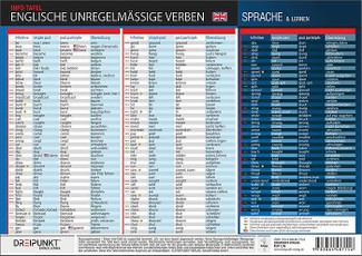 Englische unregelmäßige Verben