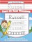 Russell Letter Tracing for Kids Trace my Name Workbook
