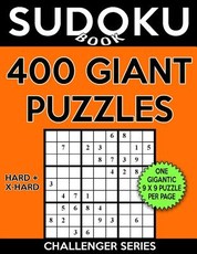 Sudoku Book 400 Giant Puzzles, 200 Hard and 200 Extra Hard