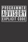 Programmer Advisory