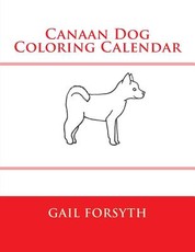Canaan Dog Coloring Calendar