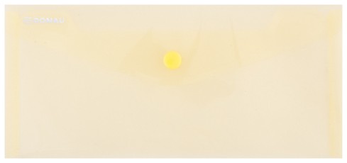 Aplankas-vokelis su spaustuku DL geltonas