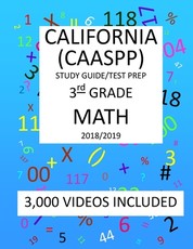 3rd Grade CALIFORNIA CAASPP, MATH, Test Prep