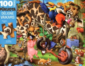 Pūkuota dėlionė vaikams