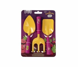 Metalinių įrankių su plastikine rankena rinkinys „Kakė Makė“, 3 vnt.