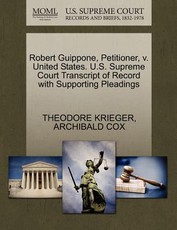 Robert Guippone, Petitioner, V. United States. U.S. Supreme Court Transcript of Record with Supporting Pleadings