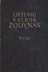 Lietuvių kalbos žodynas XVIII