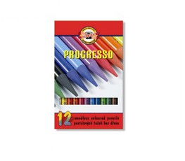 Spalvoti pieštukai PROGRESSO KOH-I-NOOR 12 sp.