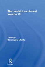 The Jewish Law Annual Volume 19