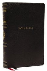 Nkjv, Personal Size Reference Bible, Sovereign Collection, Genuine Leather, Black, Red Letter, Thumb Indexed, Comfort Print
