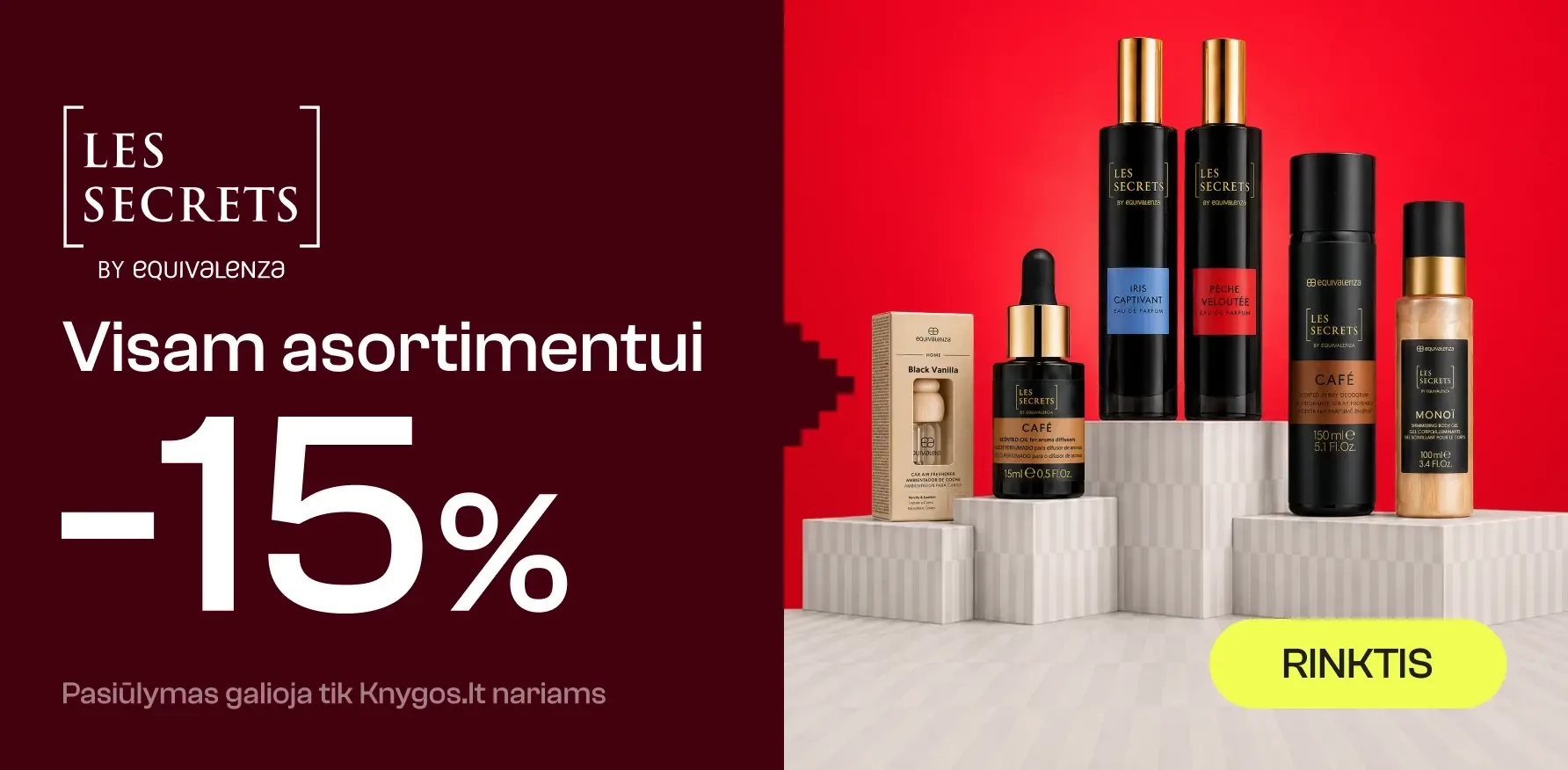Equivalenza kvepalams -15% !