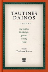 Tautinės dainos III tomas