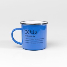 Metalinis puodelis „Tėtis“, mėlynas, 300 ml