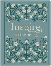 NLT Inspire Hope and Healing Bible, Filament Enabled (Hardcover Leatherlike, Dusty Teal)