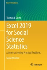 Excel 2019 for Social Science Statistics