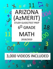 6th Grade ARIZONA AzMERIT, MATH, Test Prep