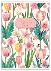 Sąsiuvinis(platus) A5 60lap. 80g linija TULIPS