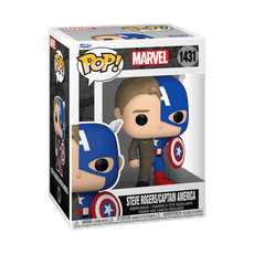 FUNKO POP! Vinilinė figūrėlė: Marvel - Captain America / Steve Rogers (Split)