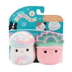 SQUISHMALLOWS Šuns žaislai, 9 cm, 2 vnt.