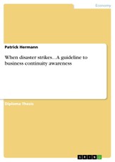 When disaster strikes - A guideline to business continuity awareness