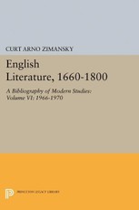 English Literature, 1660-1800