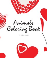 Valentine's Day Animals Coloring Book for Children (8x10 Coloring Book / Activity Book)