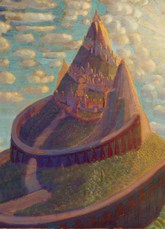 Taškuota užrašinė PILIES PASAKA (pagal M. K. Čiurlionį), A5 (knyga su defektais)