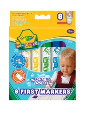 CRAYOLA MINIKIDS Pirmieji flomasteriai, 8 vnt.