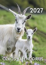 Sieninis kalendorius 2027. Ožkos kalendorius