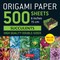Origami Paper 500 Sheets Succulents 6" (15 CM): Tuttle Origami Paper: High-Quality, Double-Sided Origami Sheets with 12 Different Photographs (Instruc