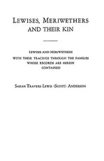 Lewises, Meriwethers and Their Kin