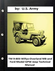 TM 9-803 Willys-Overland MB and Ford Model GPW Jeep Technical Manual