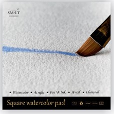 Akvarelės sąsiuvinis 30x30cm 20l 260gsm*