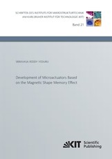 Development of Microactuators Based on the Magnetic Shape Memory Effect