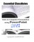 Essential ClassNotes Intro to Computer Presentation using PowerPoint 2013