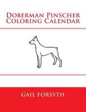 Doberman Pinscher Coloring Calendar