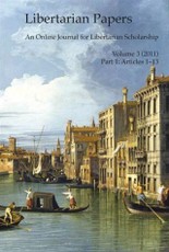 Libertarian Papers, Vol. 3, Part 1 (2011)