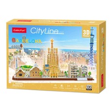 CUBICFUN 3D dėlionė „Barselona“