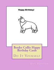 Border Collie Happy Birthday Cards