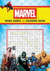 Marvel Word Search and Coloring Book