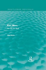 Rühle, O: Karl Marx