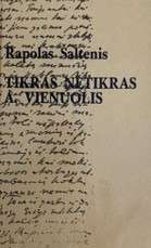 Tikras netikras A. Vienuolis