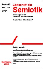 Zeitschrift für Semiotik Band 46, Heft 1-2. Saintly Models