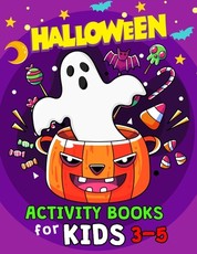 Halloween Activity Books for Kids 3-5