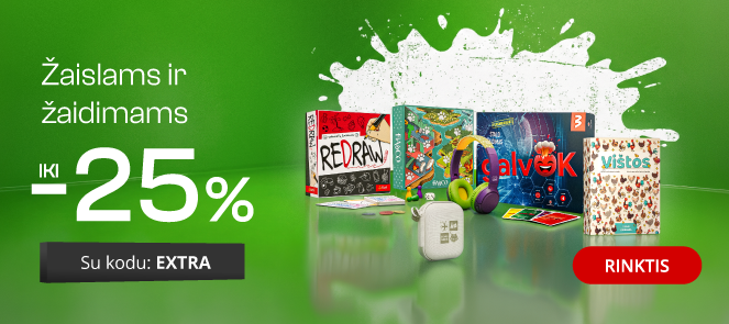 ŽAISLAMS IR ŽAIDIMAMS - nuolaidos iki -25%!