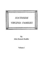 Southside Virginia Families, Volume I